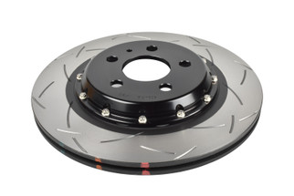 DBA 17-23 Tesla Model 3 Rear 5000 Series 2-Piece Slotted Rotor w/Black Hat