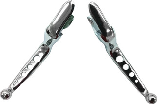 4 Hole Lever Set Chrome Softail 15-24 Cable