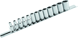 BikeMaster 13-pc 1/4in Drive Socket Set