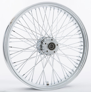 Fr 60-spk Dd Chrome 21x3.5 Flt-hub 1" Axl 00 Ltr