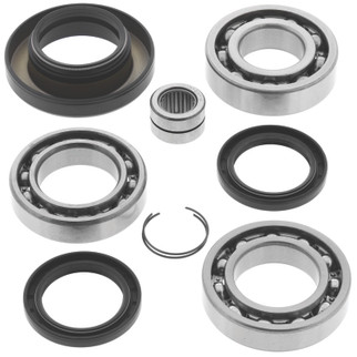 QuadBoss 05-14 Honda TRX500FA FourTrax Foreman Rubicon 4x4 AT (02) Rear Diff Bearing & Seal Kit