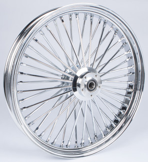 Fr 48-spk Dd Chrome 23x3.5 Wg-hub 1" Axl 00 Ltr