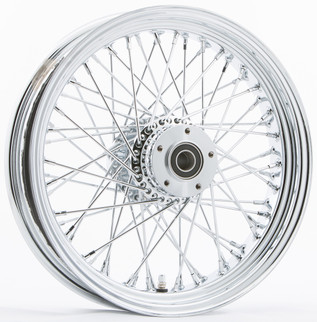 Rr 60-spk Chrome 16x5.5 Wide-hub 3/4" Axl 00 Ltr
