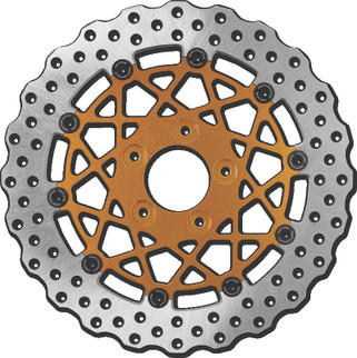 Performance Machine Disc/Carr Speedstar 11.5in x .20 FF No O/S Front - Gold Ano