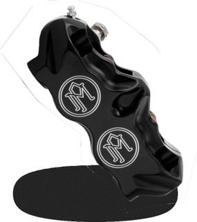Performance Machine Caliper 125x4 Radial Left - Contrast Cut