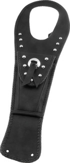 Mustang Kawasaki VN900 Cruiser Tank Bib w/Studs - Black