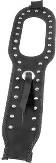 Mustang 91-03 Harley Dyna Tank Bib w/Studs - Black