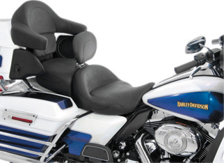 Mustang 08-21 Harley Electra Glide, Rd Glide, Rd King ,Str Glide Super Touring 1PC Seat - Black