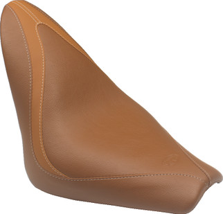 Mustang 06-17 Harley Dyna Wide Tripper Forward Passenger Seat - Distressed Brown