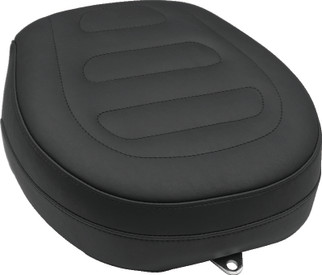 Mustang 13-17 Harley Softail Breakout Standard Touring Passenger Seat Trapezoid - Black