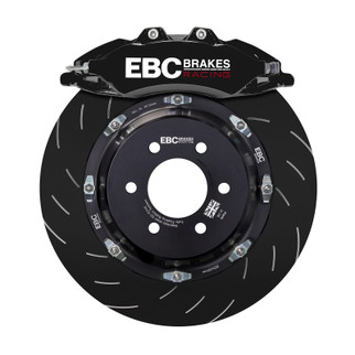 EBC Racing 00-06 BMW M3 (E46) Black Apollo-6 Calipers 355mm Rotors Front Big Brake Kit