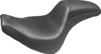 Mustang 06-17 Harley Softail Wide Tire (200mm) Sport Touring Passenger Seat - Black
