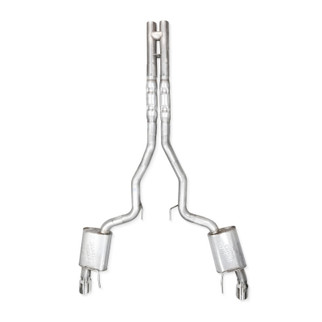 Stainless Works 2024 Mustang GT Catback Dual Tips Redline Sound H-Pipe Performance Connect Exhaust