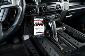Addictive Desert Designs15-20 Ford F-150 / 15-20 Ford Raptor Center Console Molle Panels - Full Set