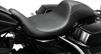 Mustang 08-21 Harley Electra Glide, Rd Glide, Rd King, Str Glide Hightail Fastback 1PC Seat - Black