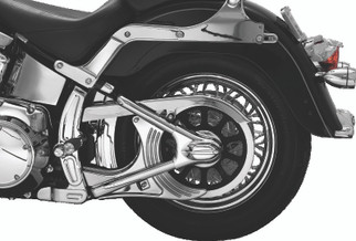 Kuryakyn Boomerang Frame Covers 08-17 Softails Chrome