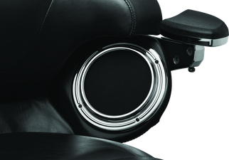Kuryakyn Corona Speaker Grills Chrome