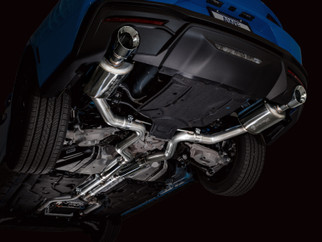 AWE Tuning 2024 Ford Mustang GT Fastback S650 RWD Touring Catback Exhaust w/ Dual Chrome Silver Tips