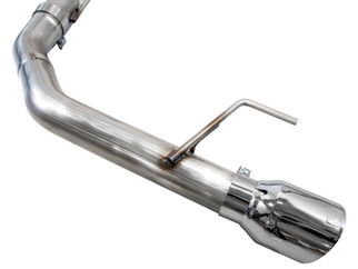 AWE 2024 Ford Mustang GT Fastback S650 RWD Track Edition Cat-Back Exhaust w/ Dual Chrome Silver Tips