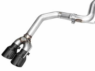 AWE 2024 Ford Mustang GT Fastback S650 RWD Track Edition Cat-Back Exhaust w/ Quad Diamond Black Tips