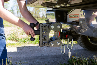 Gen-Y The Boss Torsion-Flex 3in Shank 6in Drop 3.5K TW 32K Hitch w/GH-0161 Dual-Ball