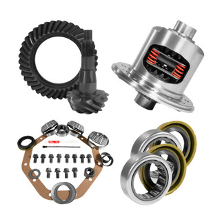 Yukon Gear 9.25in CHY 3.55 Rear Ring & Pinion Install Kit 31 Spline Positraction 1.7in Axle Bearings