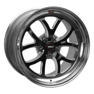 Weld S76 18x9 / 5x115 BP / 6.1in. BS Black Wheel (High Pad) - Non-Beadlock