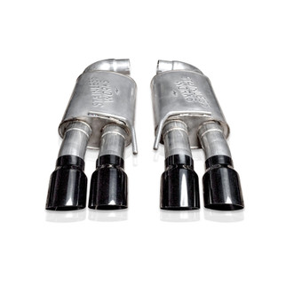 Stainless Works 18-21 Mustang GT Axle Back Legend Exhaust - Black Tips