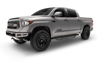 N-Fab 2022 Toyota Tundra Crew Max Cab 5.6ft Bed W2W - 3in Nerf Steps - Gloss Black (w/o Bed Access)