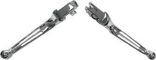 2-slot Lever Set Chrome Big Twin 07-17