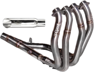 Shorty Full Exhaust System 4 Into 1 Polished Busa