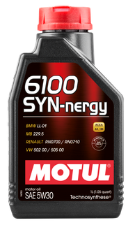 Motul 1L Technosynthese Engine Oil 6100 SYN-NERGY 5W30 - VW 502 00 505 00 - MB 229.5