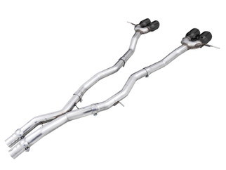 AWE Tuning Track Edition Cat-Back Exhaust for BMW G8X M3/M4 - Diamond Black Tips