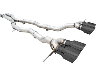 AWE Tuning Track Edition Cat-Back Exhaust for BMW G8X M3/M4 - Diamond Black Tips