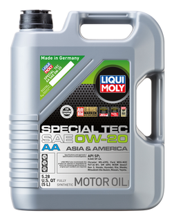 LIQUI MOLY 5L Special Tec AA Motor Oil SAE 0W20