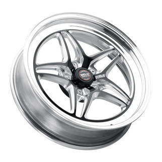 Weld S81 18x11 / 5x115 BP / 6.1in BS Black Wheel (High Pad) - Non-Beadlock