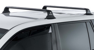 Rhino-Rack 16-19 Ford Explorer 5 Door SUV w/Flush Rails Vortex RVP 2 Bar Roof Rack - Black