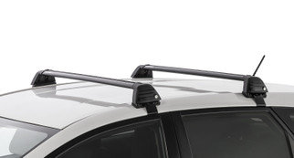 Rhino-Rack 15-19 Volkswagen Golf MKVII 5 Door Hatch Vortex ROC25 Flush 2 Bar Roof Rack - Black