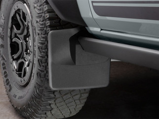 WeatherTech 2021+ Ford Bronco Front No Drill MudFlaps - Black