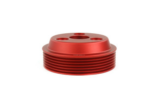 PERRIN 22-26 Subaru WRX / 21-25 Crosstrek / 20-25 LGT/OBXT/FXT Lightweight Water Pump Pulley - Red