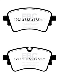 EBC 2020+ Audi A4 B9 2.0T Redstuff Rear Brake Pads
