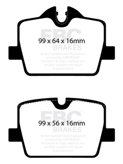 EBC 2019+ BMW Z4 G29 2.0T Greenstuff Rear Brake Pads