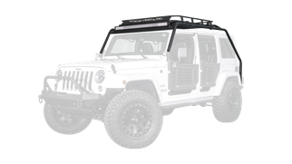 Body Armor 4x4 07-18 Jeep Wrangler JK Windshield Light Bar