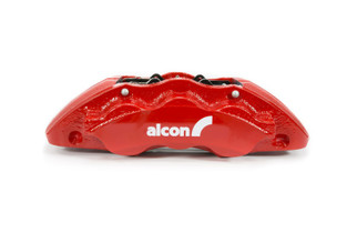 Alcon 2019+ Ford Ranger/2020+ Bronco 2.3L 350x34mm Rotors 6-Piston Calipers Front Brake Kit - Red