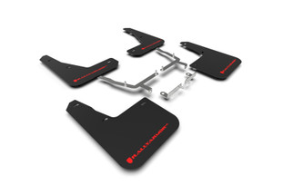 Rally Armor 19-25 Ford Focus ST MK4 Black UR Mud Flap w/Red Logo