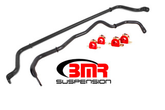 BMR 16-20 6th Gen Camaro Front & Rear Sway Bar Kit w/ Bushings - Black Hammertone