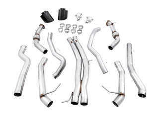 AWE Tuning Audi B9.5 RS5 Sportback Non-Resonated Track Edition Exhaust - RS-Style Diamond Blk Tips