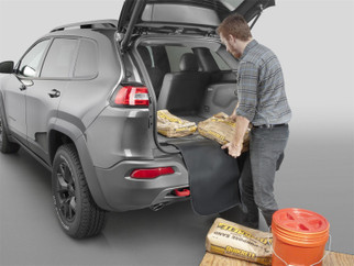 WeatherTech 2022+ Jeep Grand Wagoneer Cargo Liner - Tan (w/ Bumper Protector)