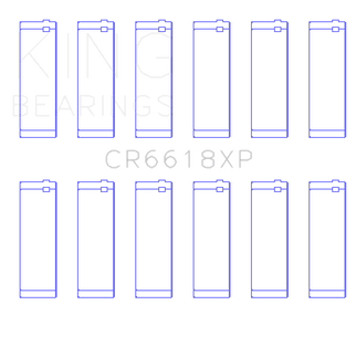 King Engine Bearings Chevrolet 200/229ci XP Series Connecting Rod Bearing Set