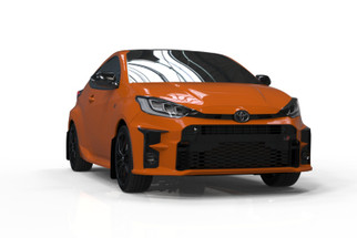 Rally Armor 20-26 Toyota GR Yaris Red Mud Flap w/White Logo